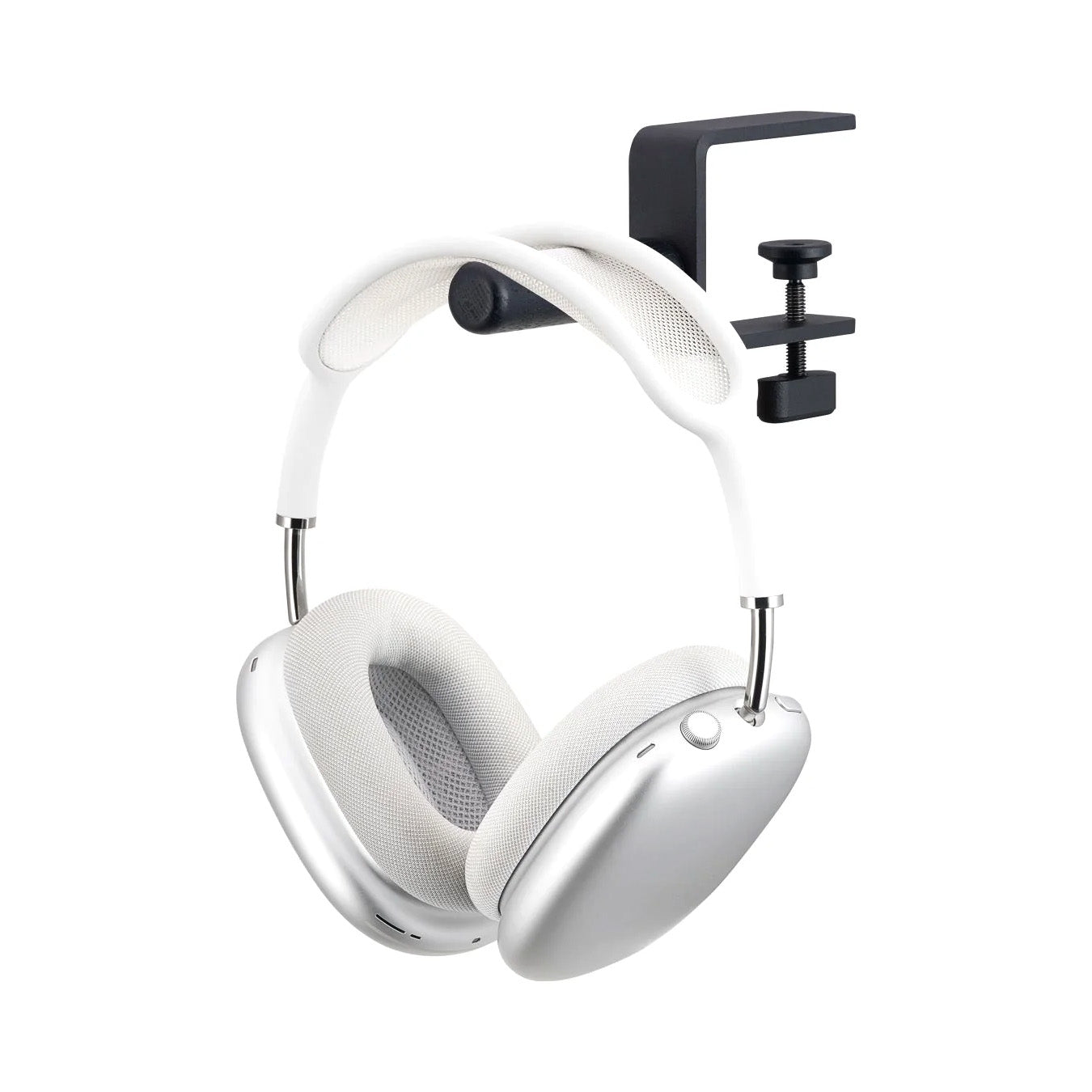 Oakywood Desk-Mounted Headphone Hook, Black/Black