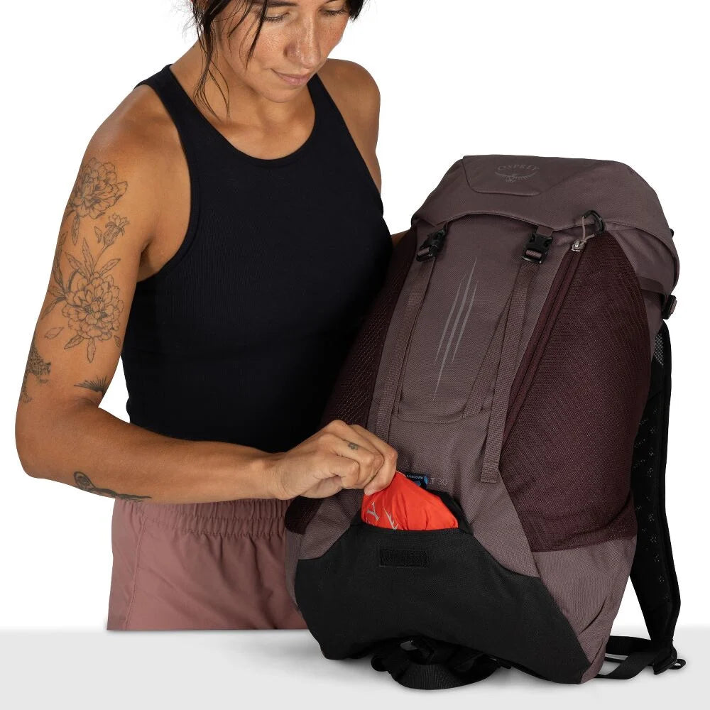 Osprey Hikelite™ LT 30 Hiking Backpack, Tundra Green