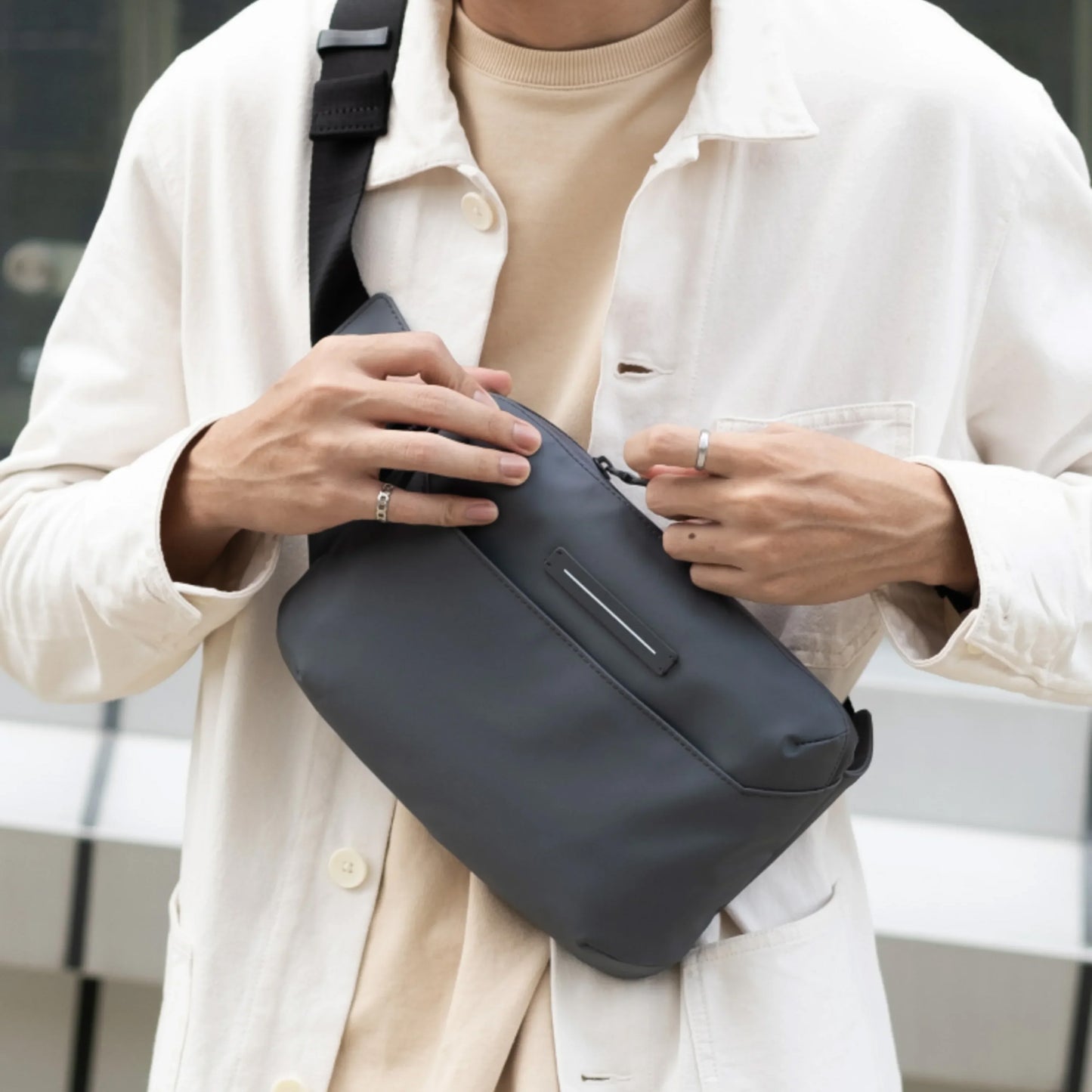 Horizn Studios Gion Crossbody Bag M, All Black