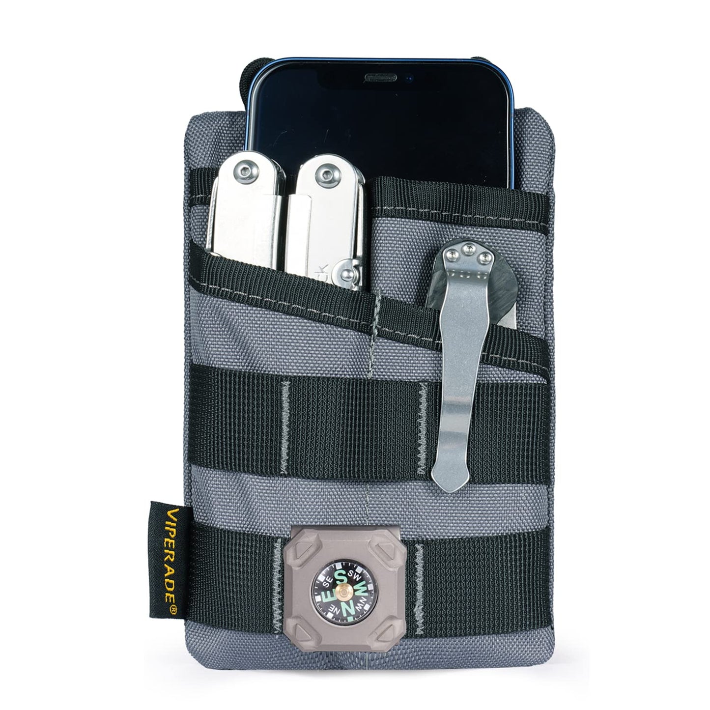 Viperade VE3 EDC Tool Organizer Pocket Pouch, Grey