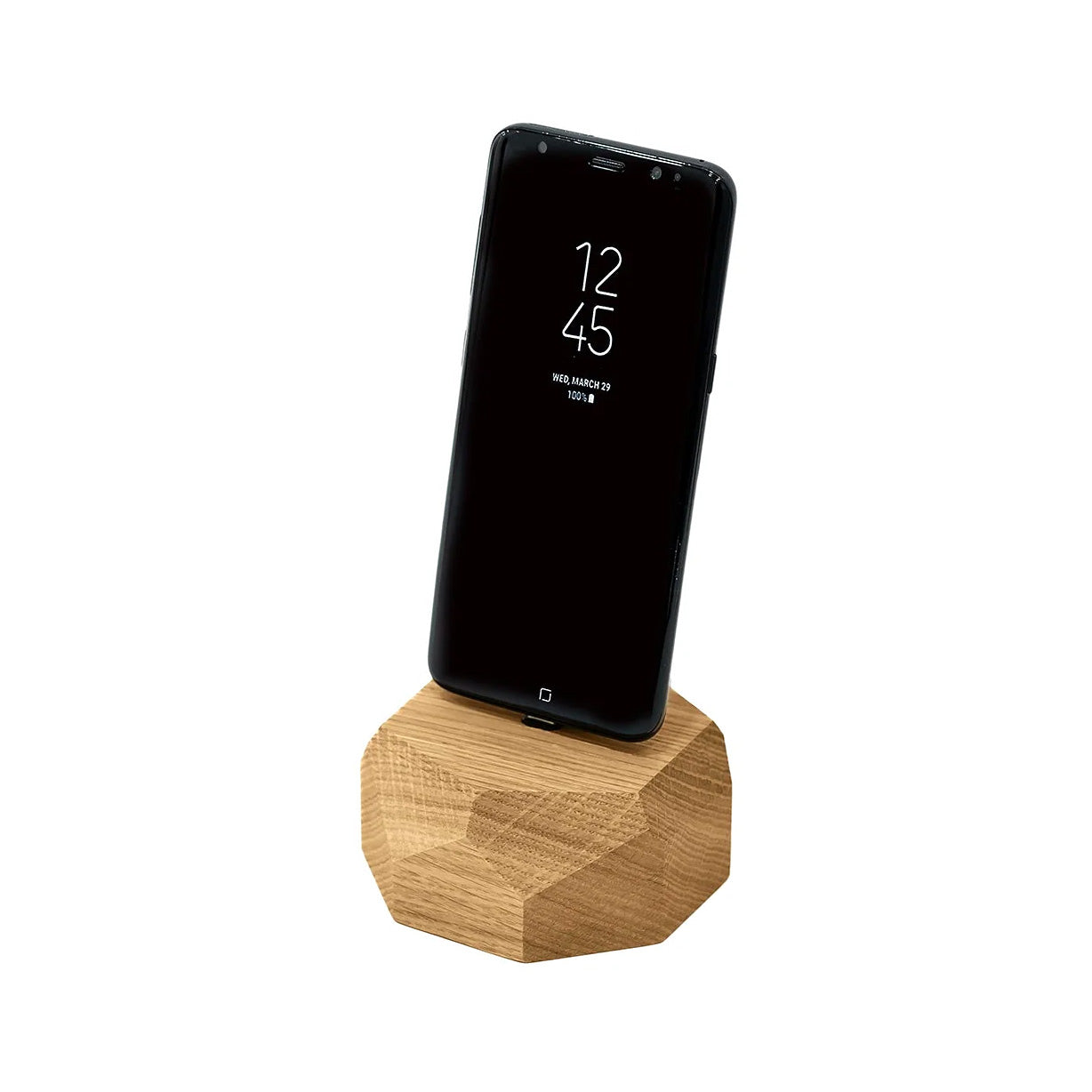 Oakywood Smartphone Dock USB-C, Oak