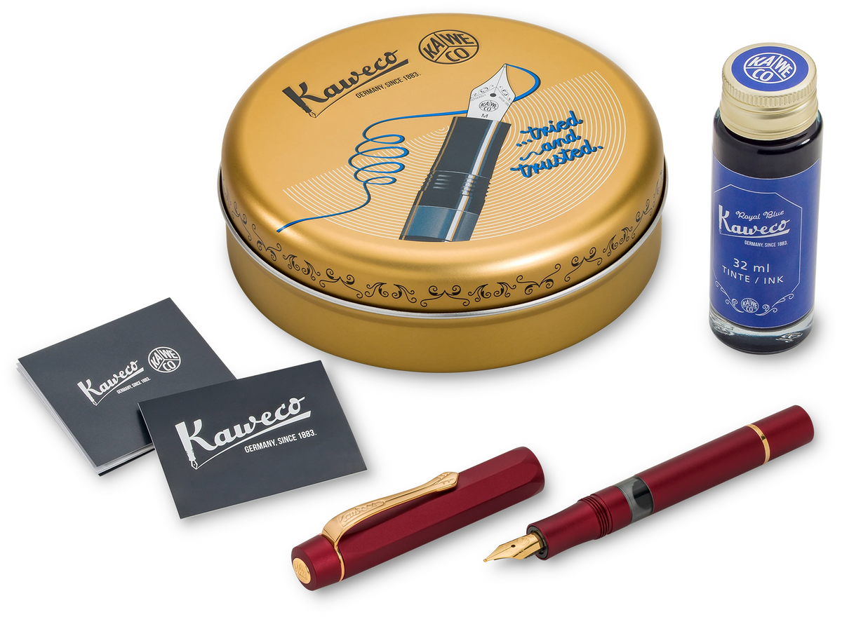 Kaweco, produktdetalj og emballasje