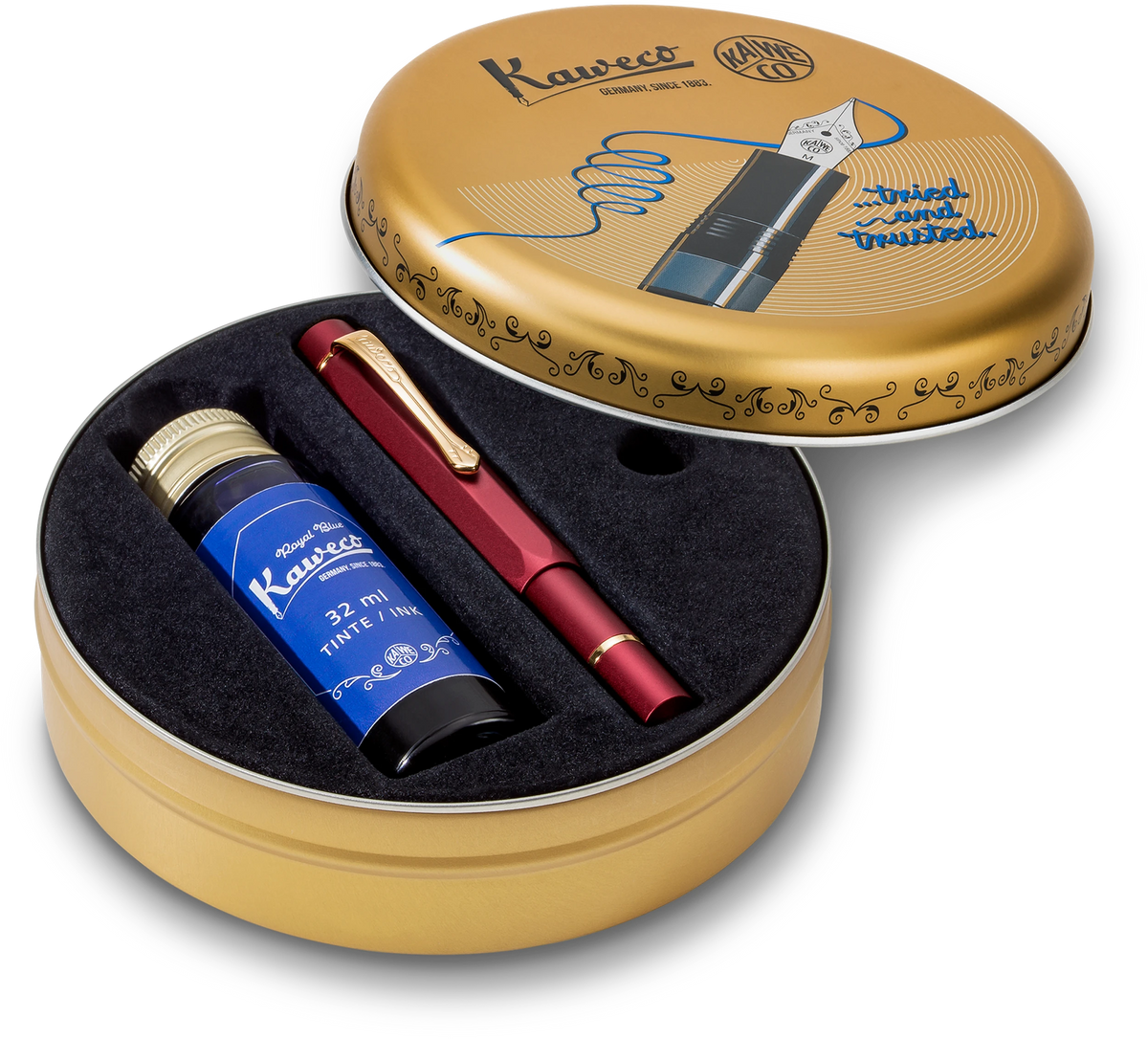 Kaweco, produktdetalj og emballasje