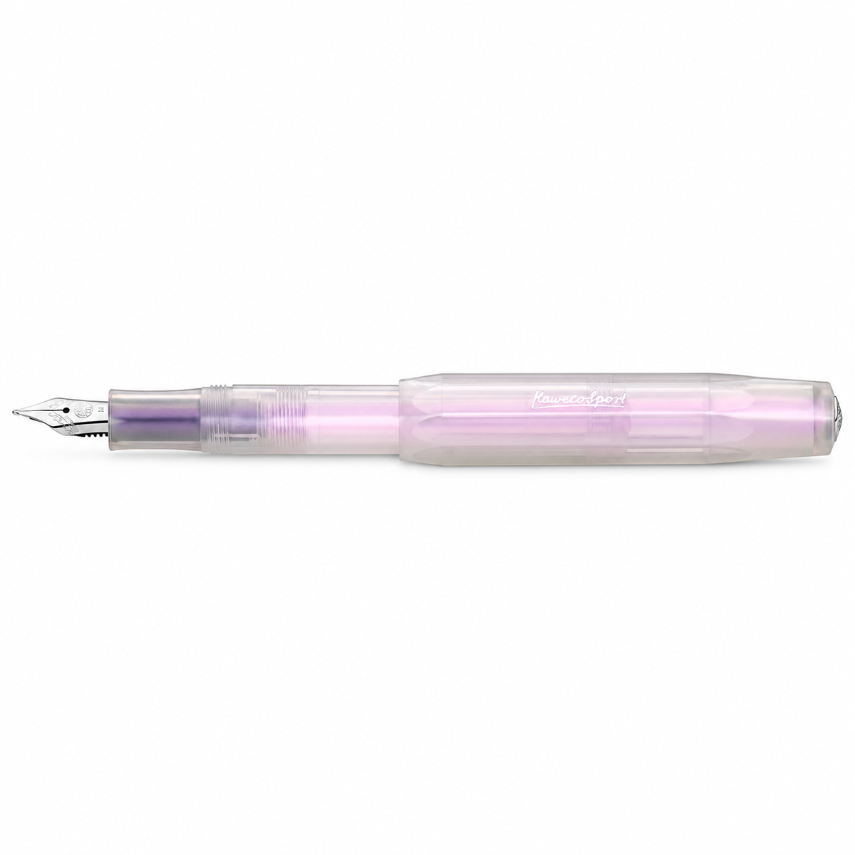 Kaweco LUNAR SPORT Fountain Pen Light Purple, produktbilde på hvit bakgrunn