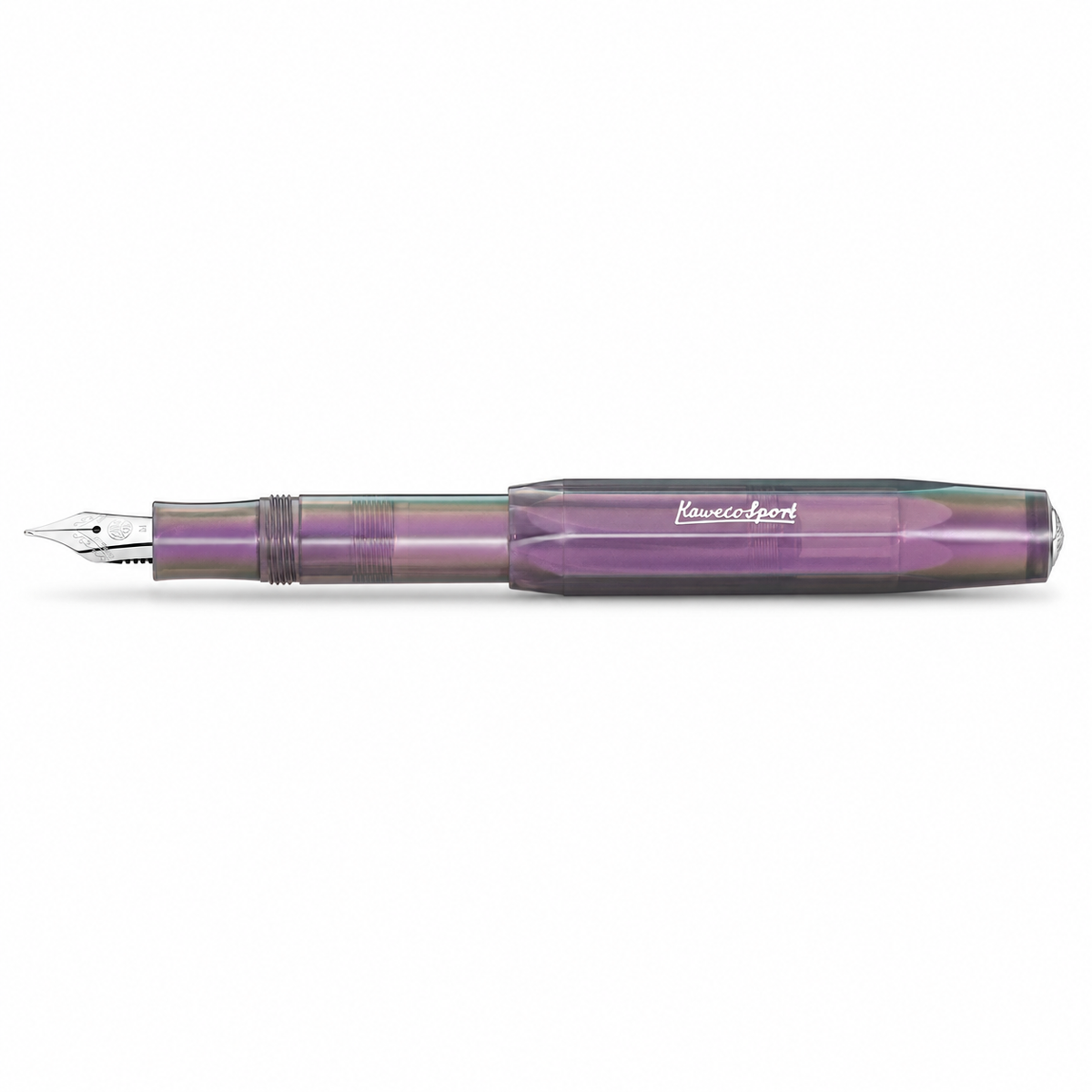 Kaweco LUNAR SPORT Fountain Pen Shadow Purple, produktbilde på hvit bakgrunn