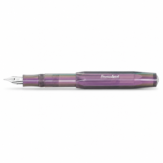 Kaweco LUNAR SPORT Fountain Pen Shadow Purple, produktbilde på hvit bakgrunn