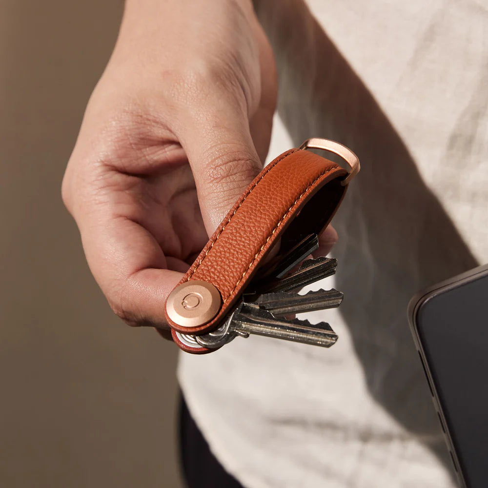 Orbitkey Pebbled Leather Key Organiser