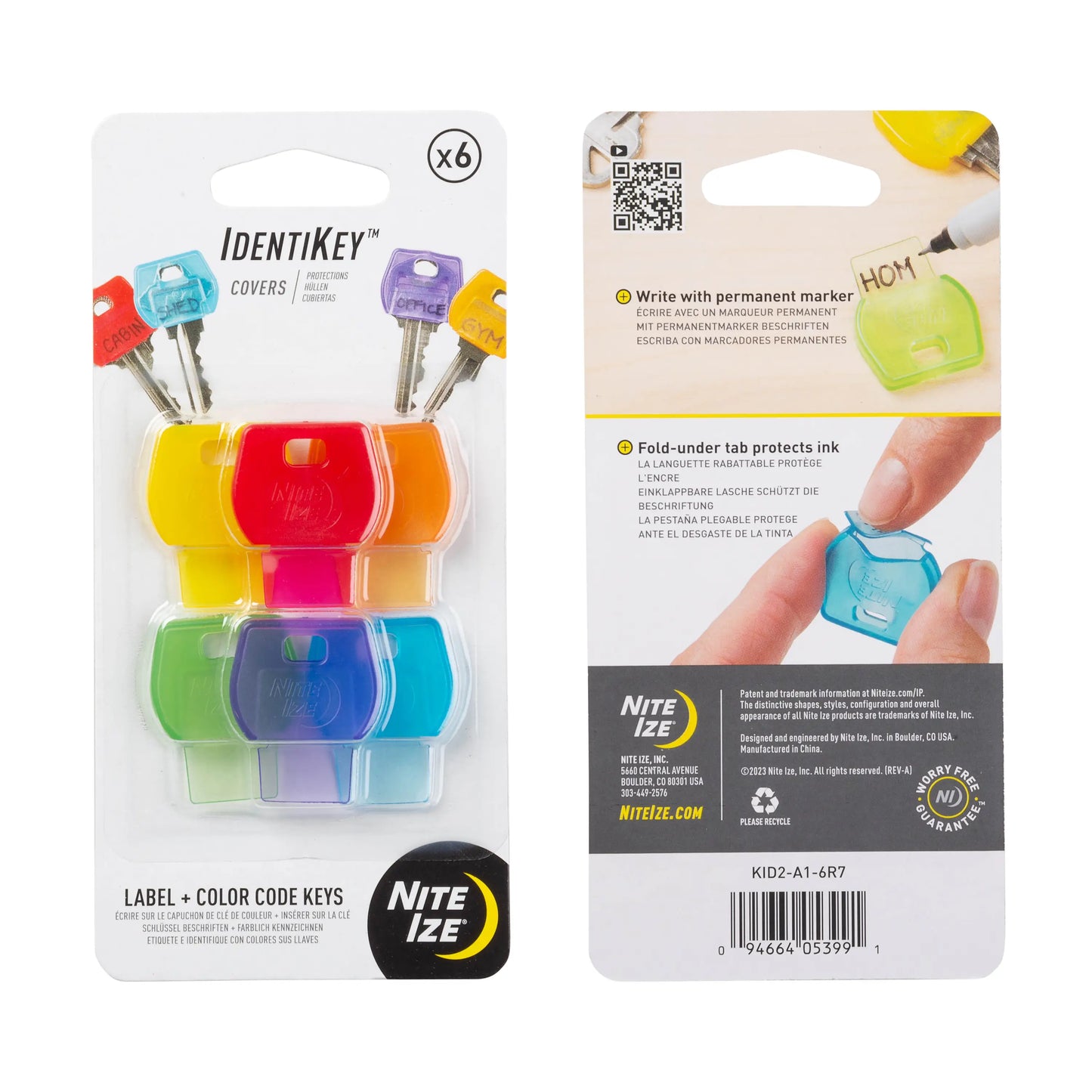 Nite Ize IdentiKey™ Covers 6 Pack, Assorted