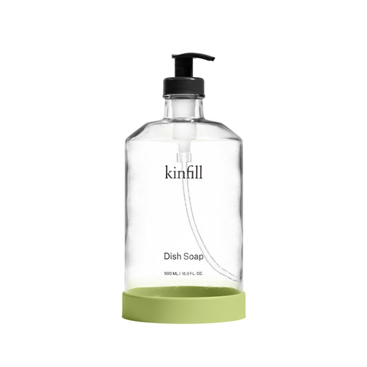 Kinfill Starter Kit Dish Soap, Lemon & Basil