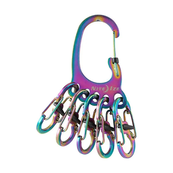 Nite Ize BigFoot Locker® KeyRack™ Stainless Steel, Spectrum