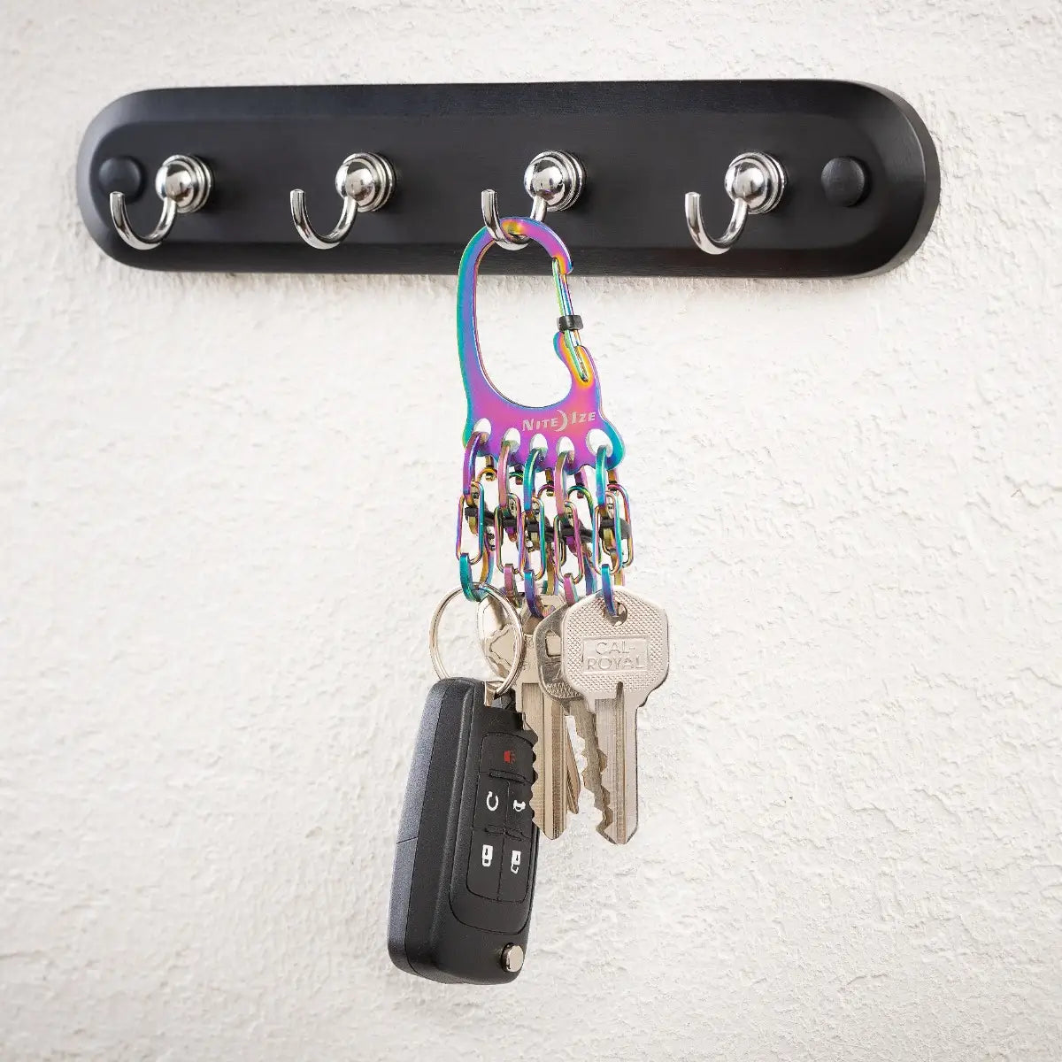Nite Ize BigFoot Locker® KeyRack™ Stainless Steel, Spectrum