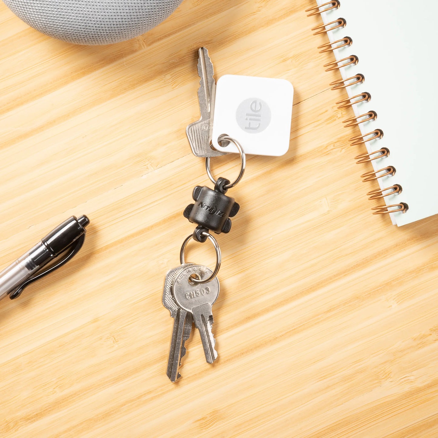 Nite Ize KeyRing 360™ Magnetic Quick Connector, Black