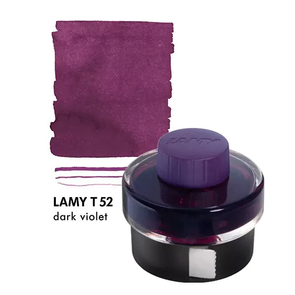 LAMY T 52 Fyllepennblekk Dark Lilac, 50 ml, fargeprøve