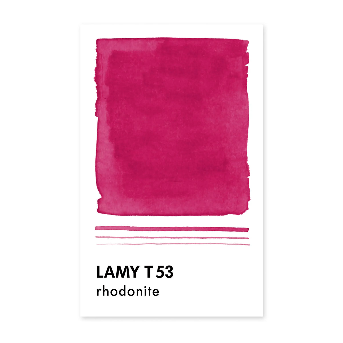 LAMY T 53 Crystal Ink Rhodonite, 30 ml, fargeprøve