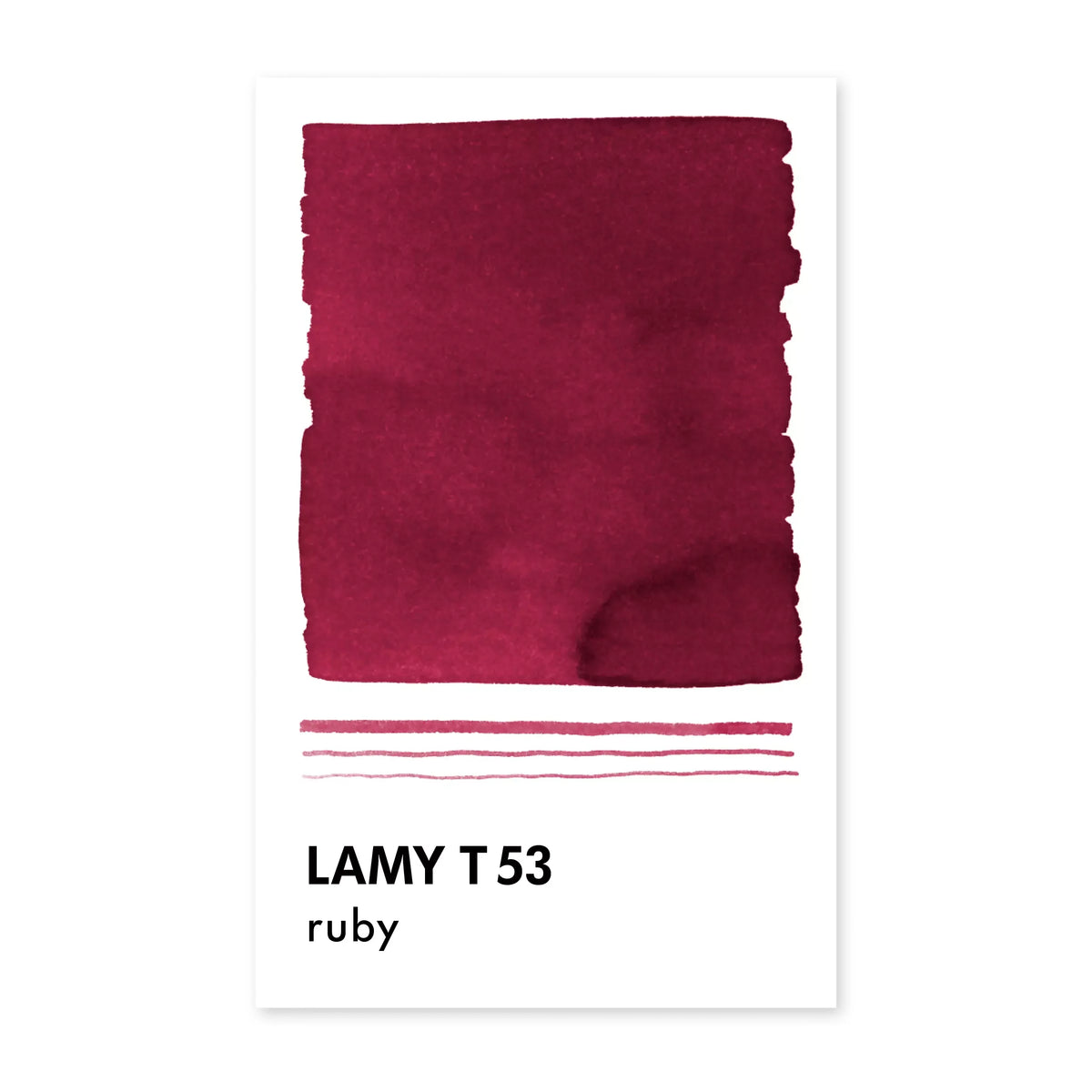 LAMY T 53 Crystal Ink Ruby, 30 ml, produktinformasjon