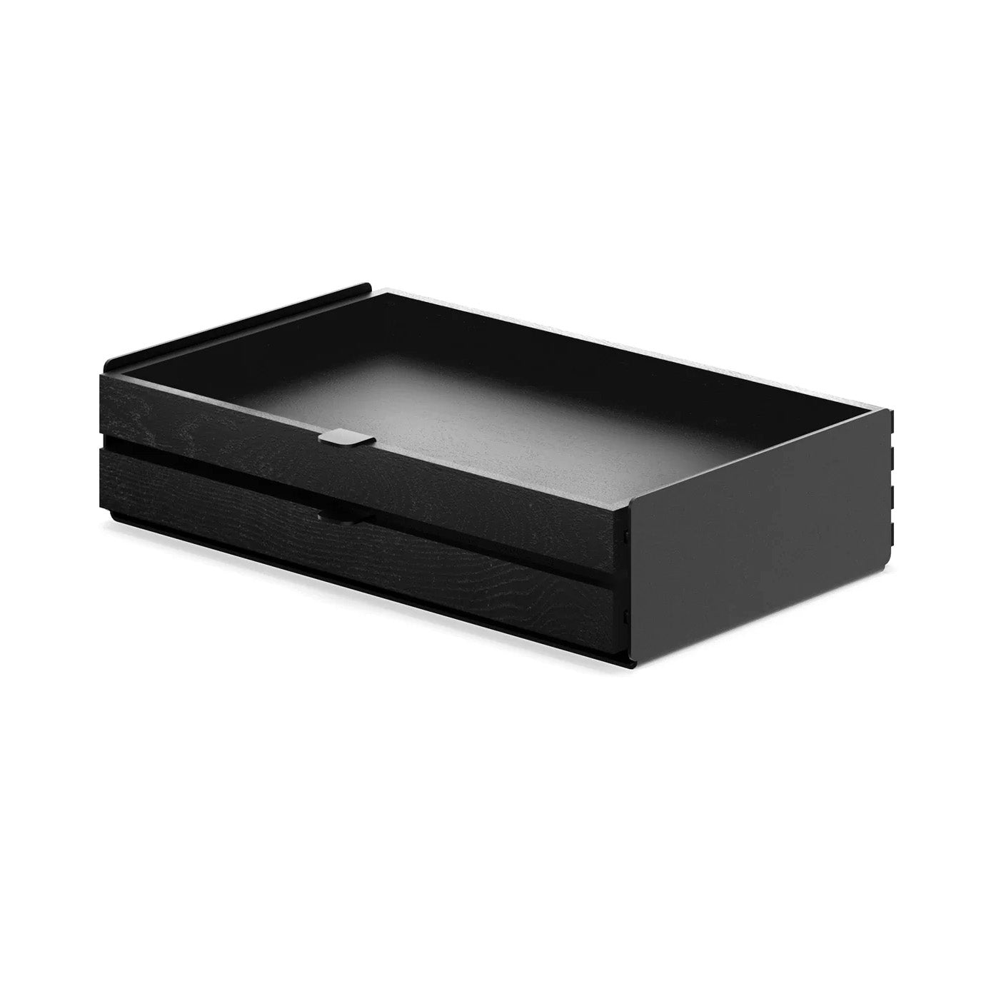 Oakywood Large Modular Dual Drawer, Black