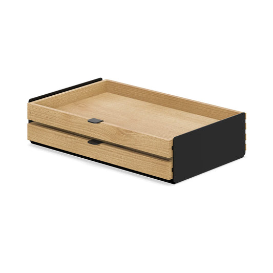 Oakywood Large Modular Dual Drawer, Oak