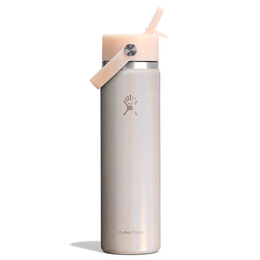 Hydro Flask Wide Mouth with Flex Straw Cap 24 oz (710 ml), Glimmer Cream