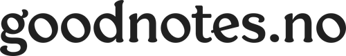 Goodnotes.no logo
