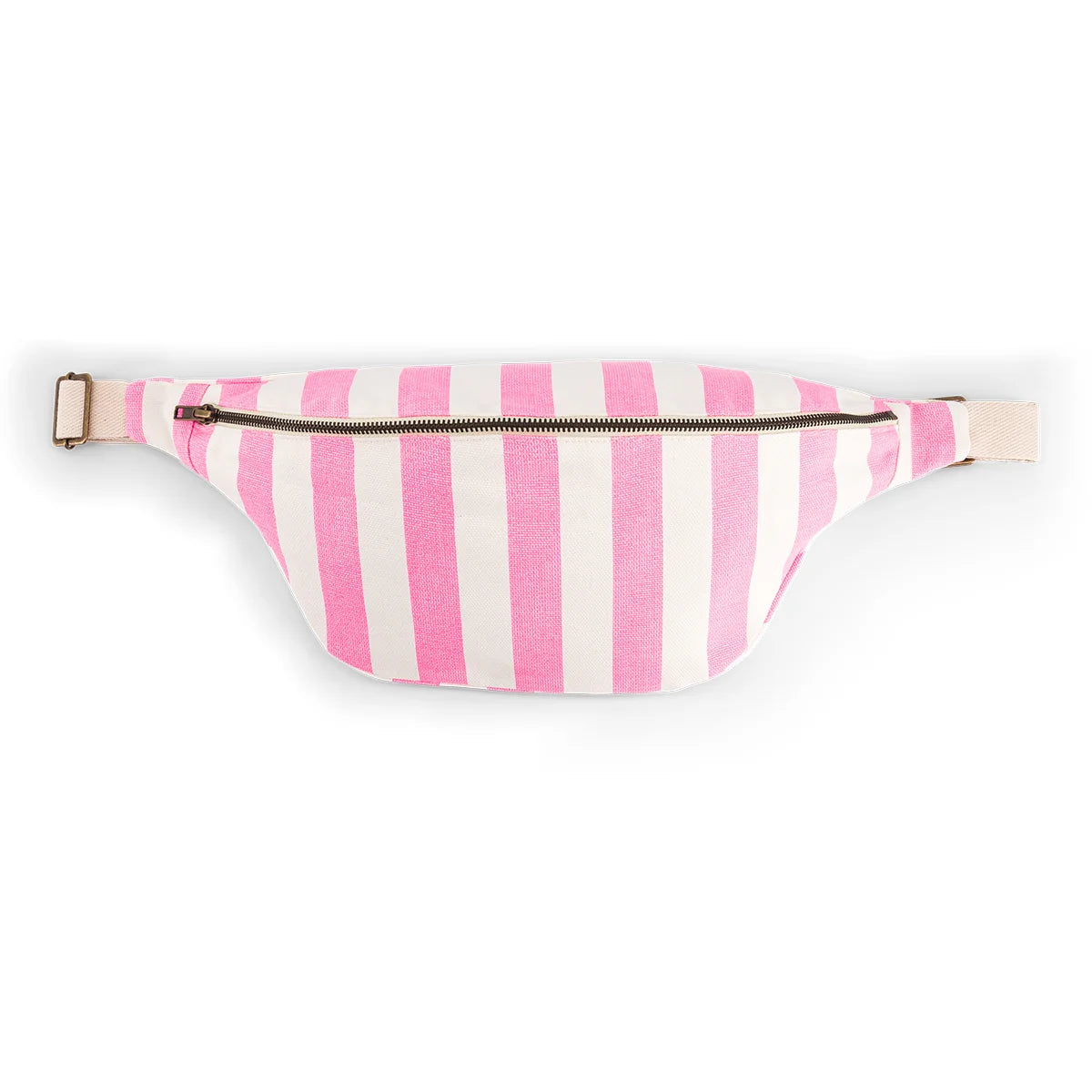 Rose in April Bum Bag Stripes, Neon pink
