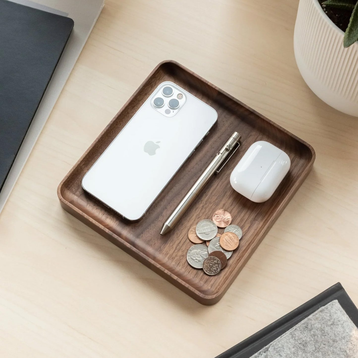 UGMONK Valet Tray Medium, Walnut