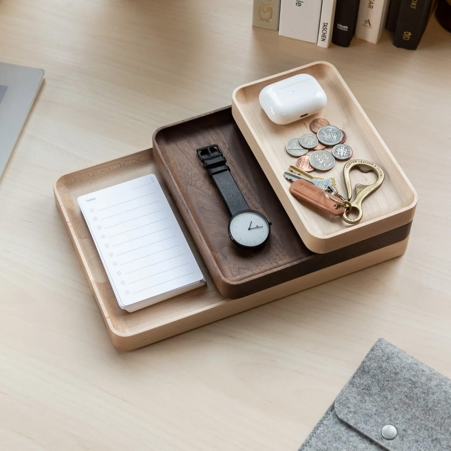 UGMONK Valet Tray Small, Maple