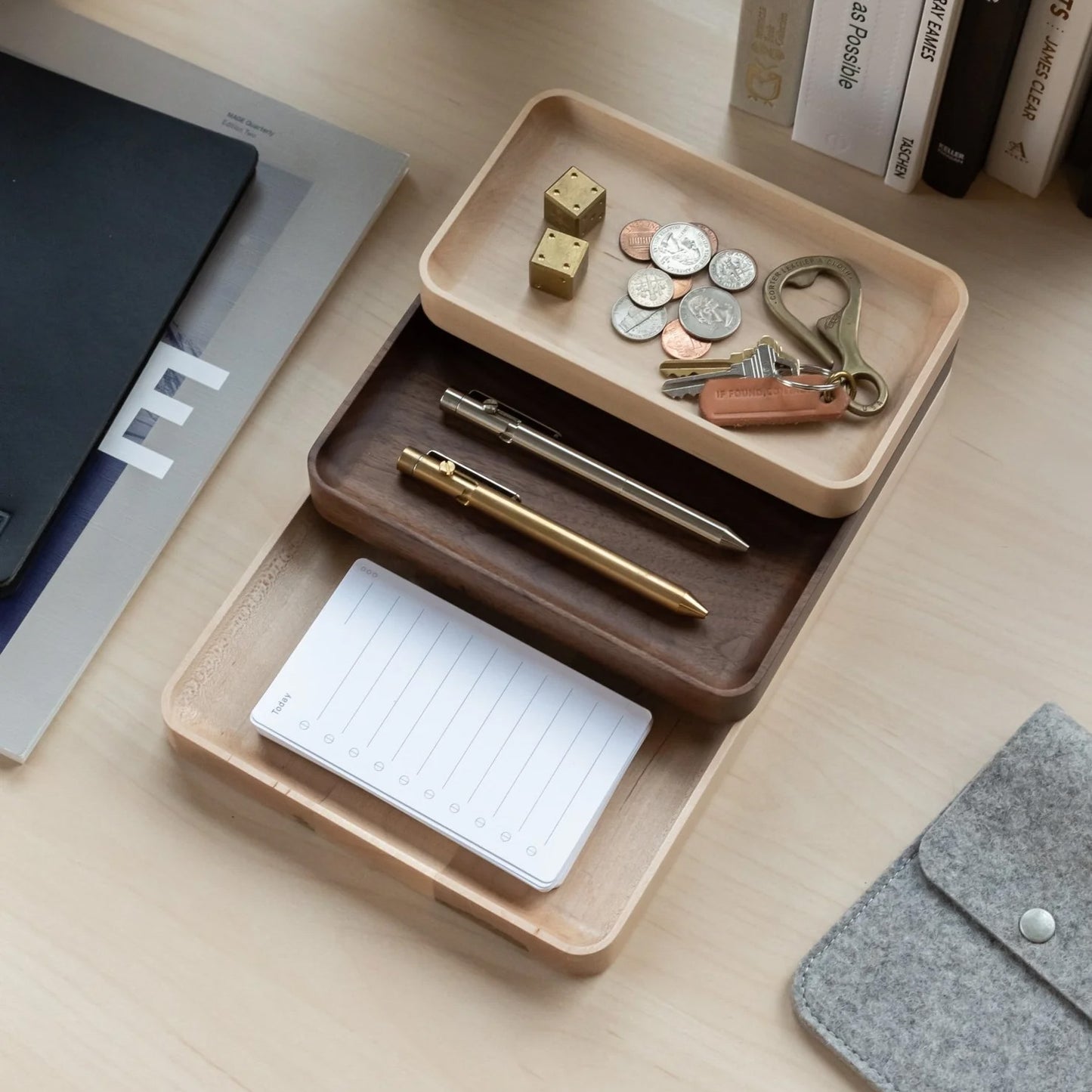 UGMONK Valet Tray Small, Maple