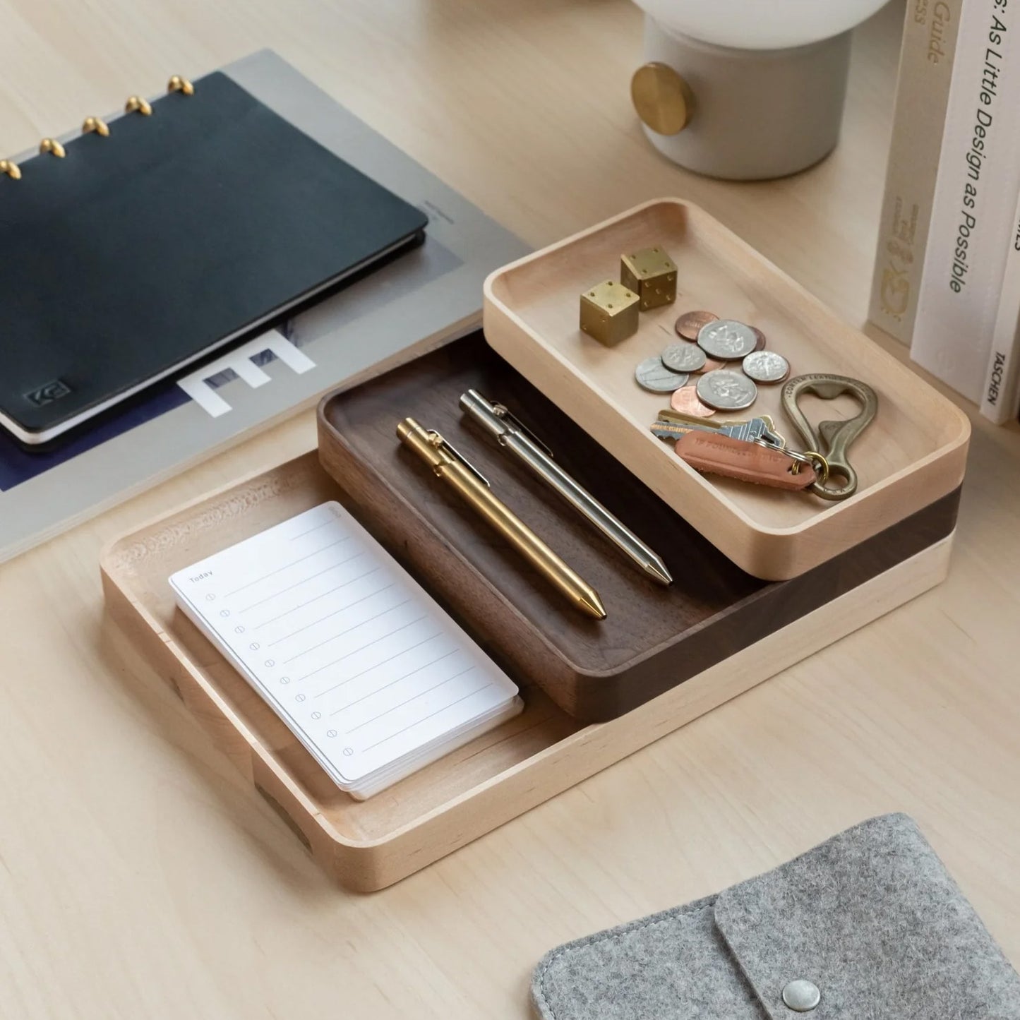 UGMONK Valet Tray Large, Maple