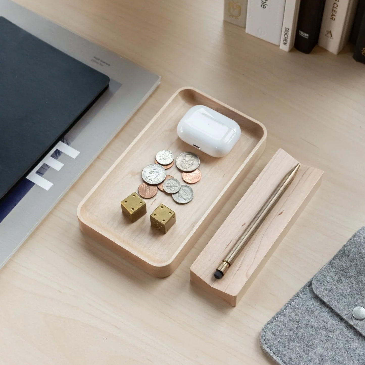 UGMONK Valet Tray Small, Maple