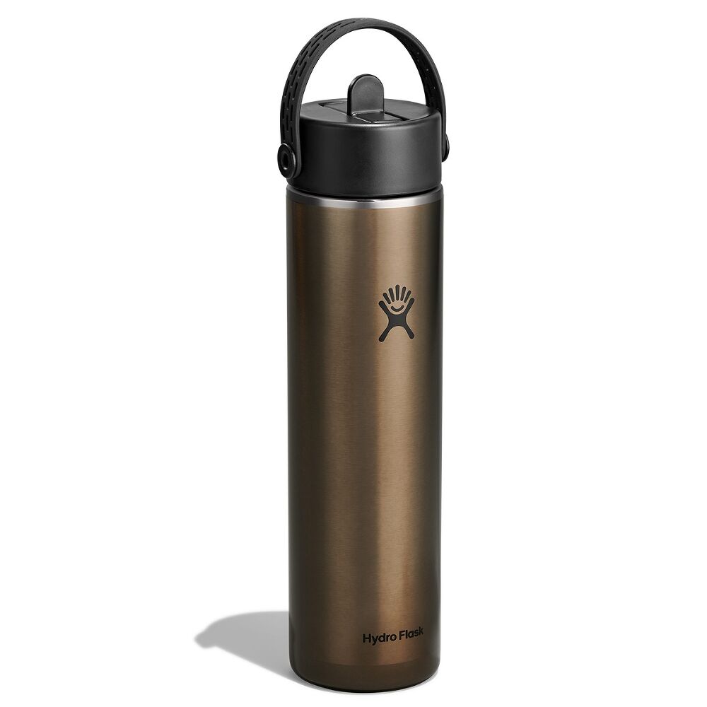 Hydro Flask Lightweight Flex Straw Bottle 24 oz (710 ml), Obsidian