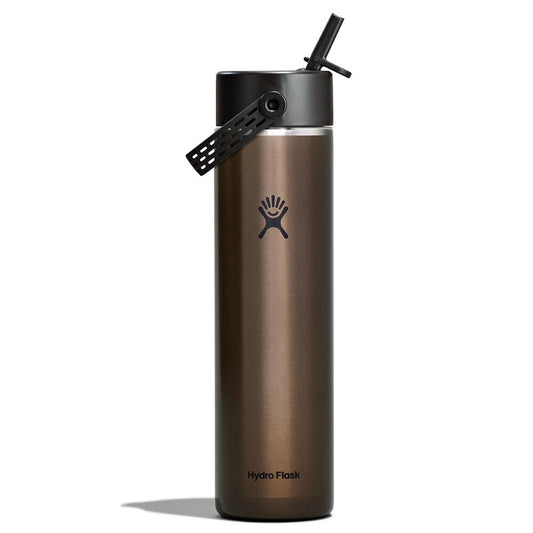 Hydro Flask Lightweight Flex Straw Bottle 24 oz (710 ml), Obsidian