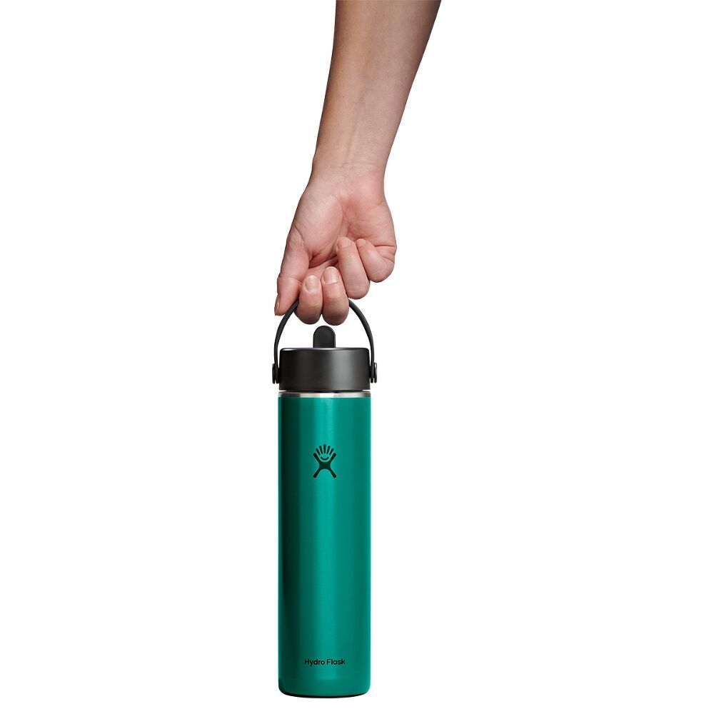 Hydro Flask Lightweight Flex Straw Bottle 24 oz (710 ml), Emerald Green