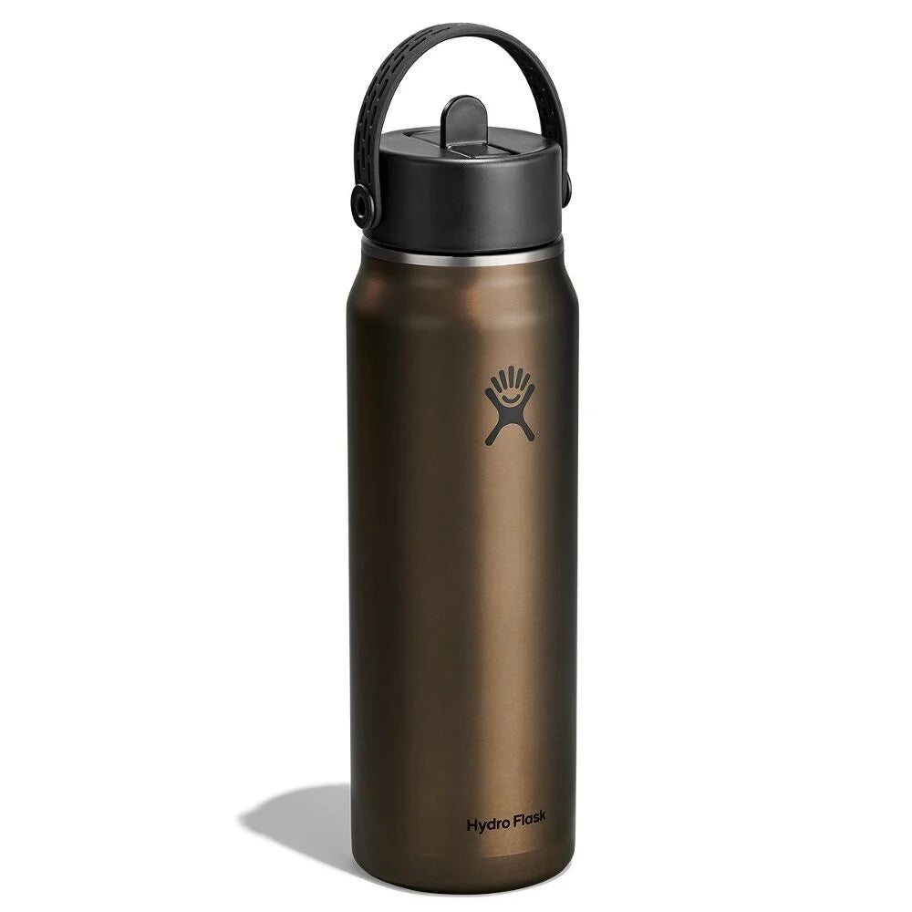 Hydro Flask Lightweight Flex Straw Bottle 32 oz (946 ml), Obsidian