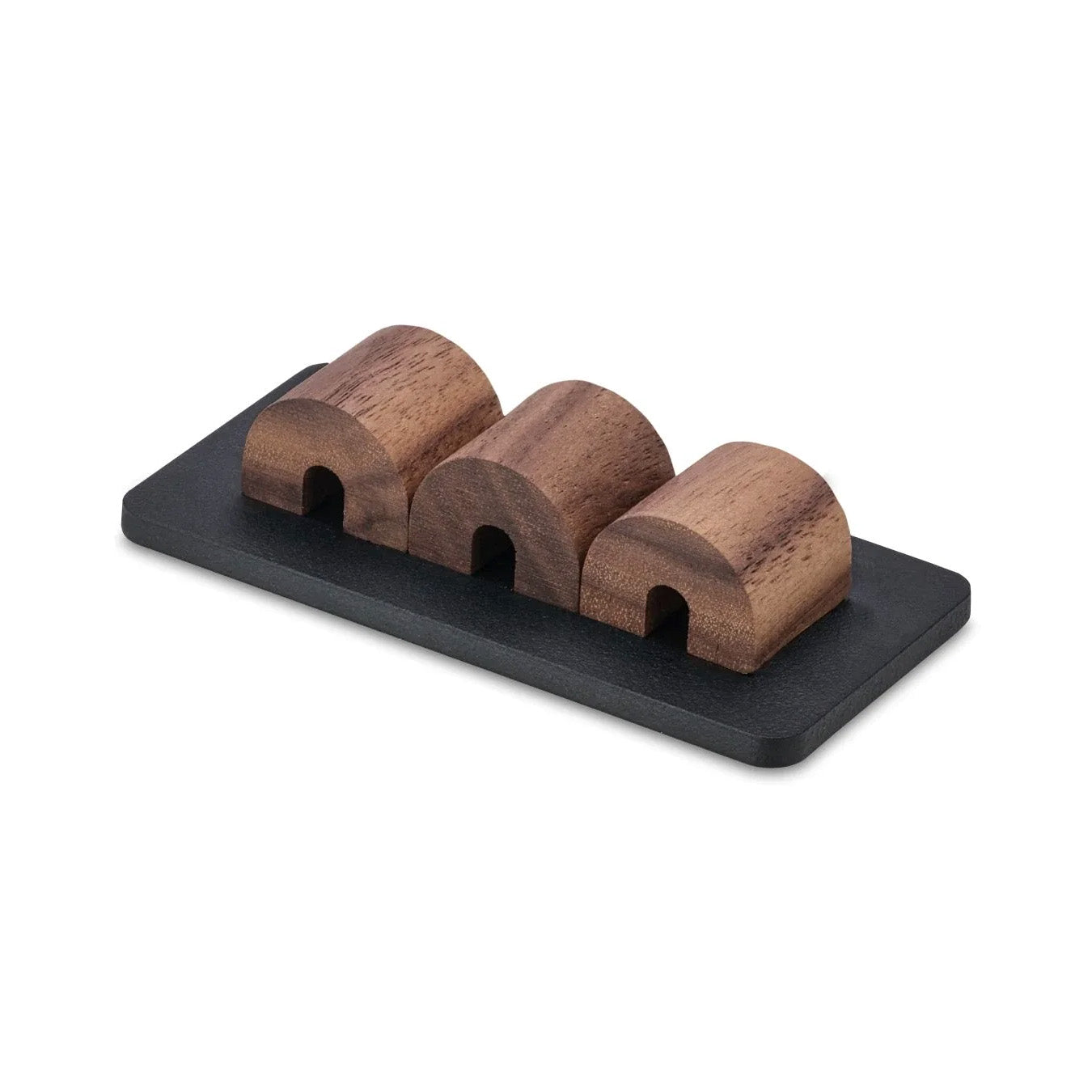 Oakywood Magnetic Cable Organizer, Walnut/Black