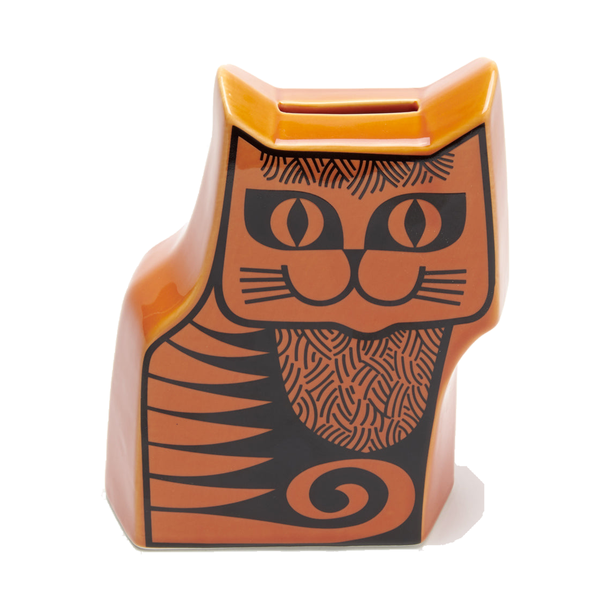 Magpie x Hornsea Cat Money Box, Orange, produktbilde