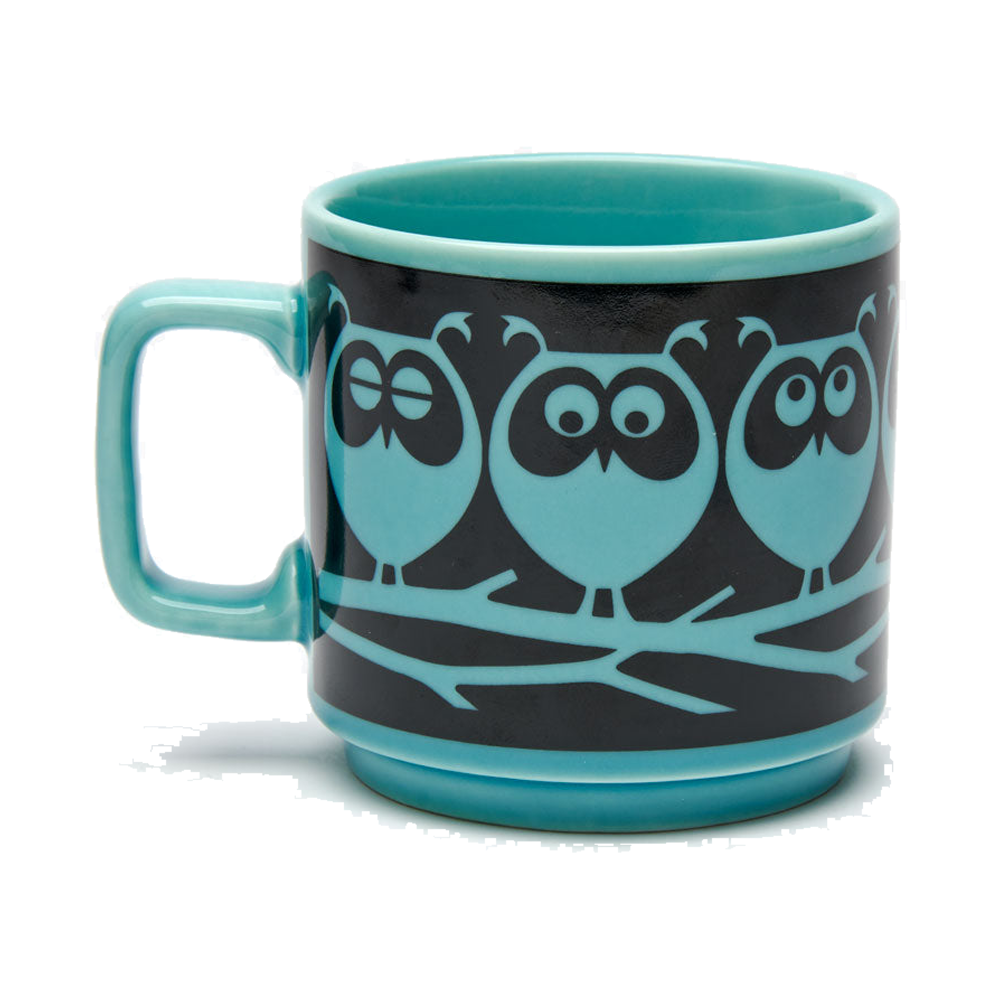 Magpie x Hornsea Mug, Owls on Branch Teal, ekstra produktbilde 2