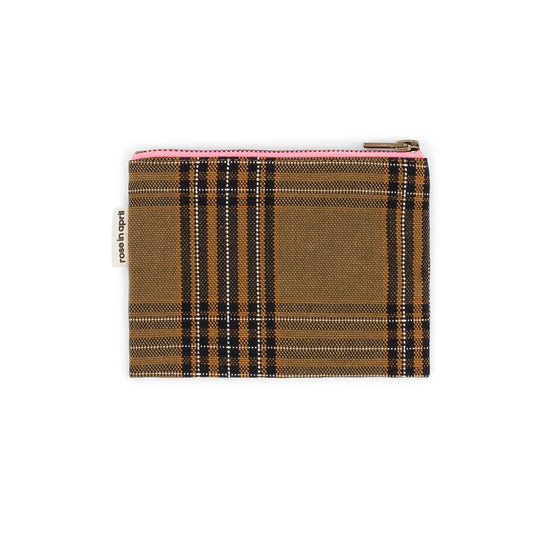 Rose in April Marie Purse, Tartan Check