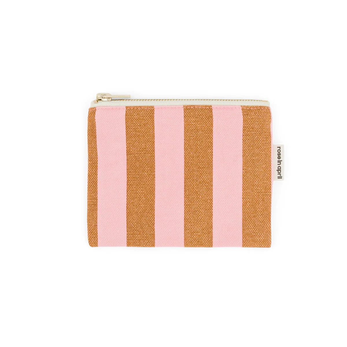 Rose in April Marie Purse Stripes, Strawberry / Caramel