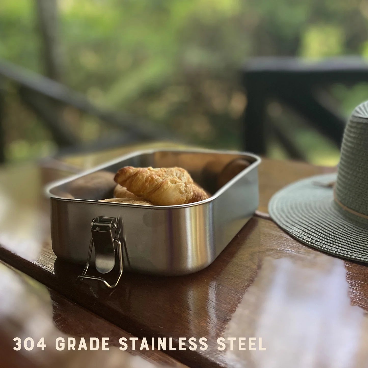 Moonmoon Stainless Steel Lunch Box, Medium 1.2L
