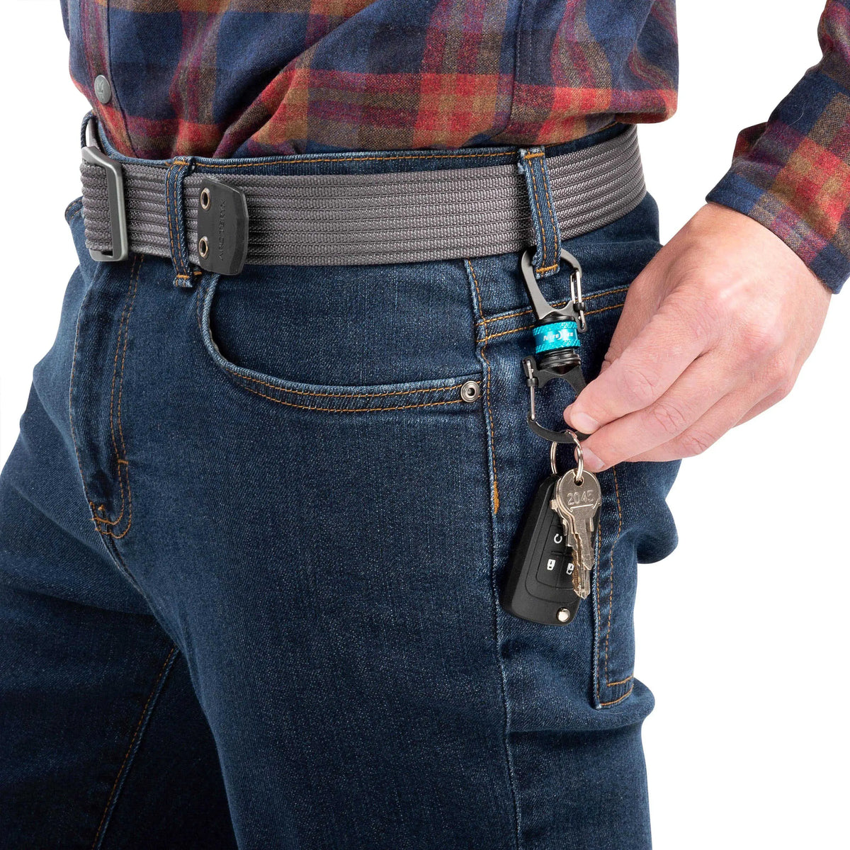 Nite Ize SlideLock® 360° Magnetic Locking Dual Carabiner