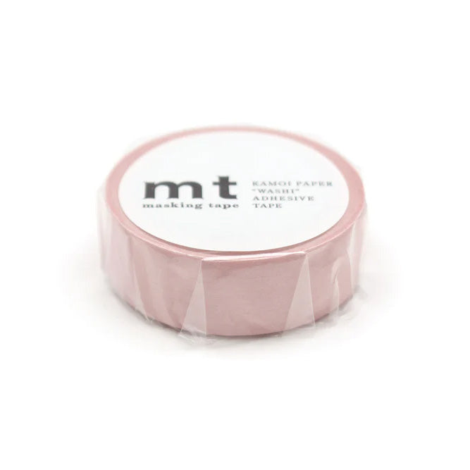 Mt masking tape Mt Basic Pastel 15mm Washi Tape, Scarlet