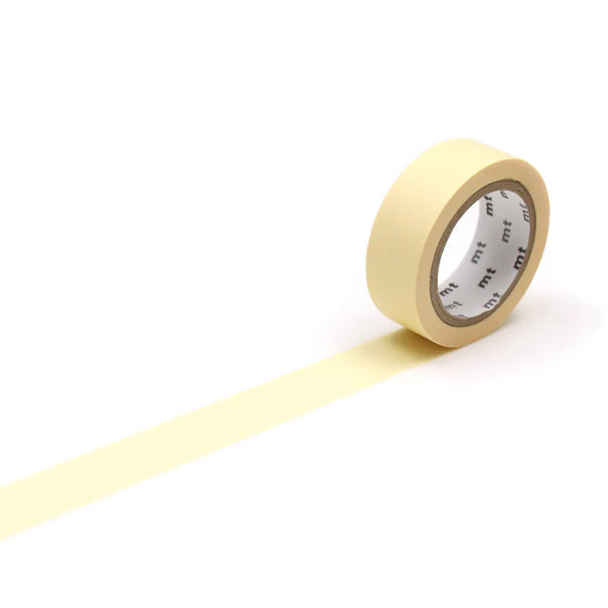 Mt masking tape Mt Basic Pastel 15mm Washi Tape, Sunflower