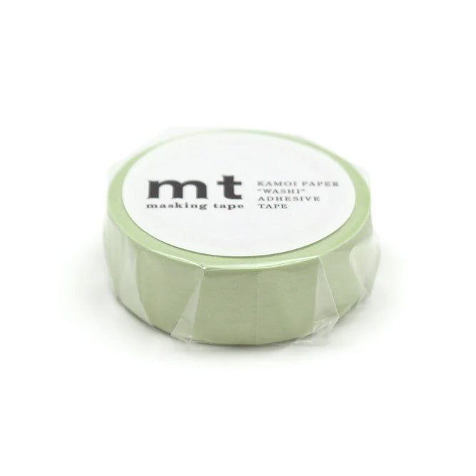 Mt masking tape Mt Basic Pastel 15mm Washi Tape, Leaf