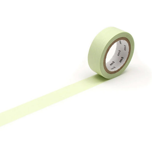 Mt masking tape Mt Basic Pastel 15mm Washi Tape, Leaf