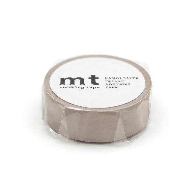 Mt masking tape Mt Basic Pastel 15mm Washi Tape, Cocoa