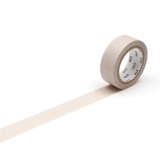 Mt masking tape Mt Basic Pastel 15mm Washi Tape, Cocoa