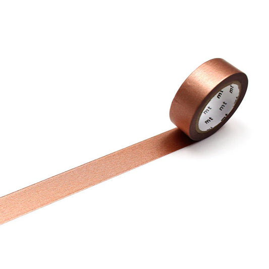 Mt masking tape Mt Basic Metallic Finish 15mm Washi Tape, Bronze