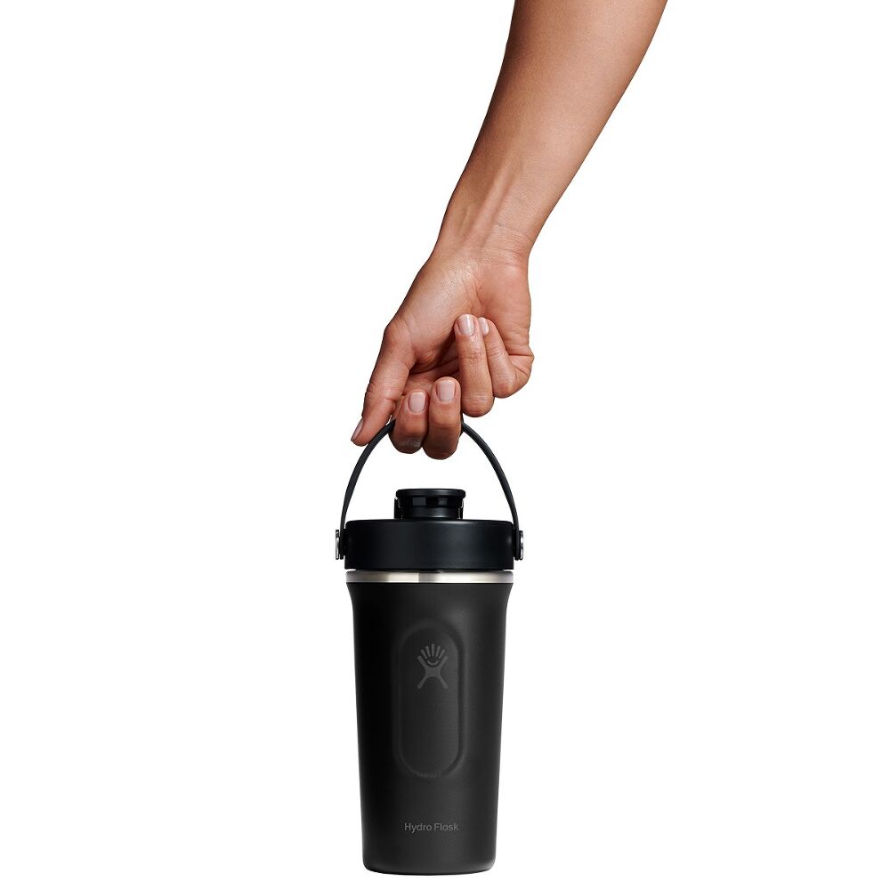 Hydro Flask Insulated Shaker Bottle 24oz, Tonal Black