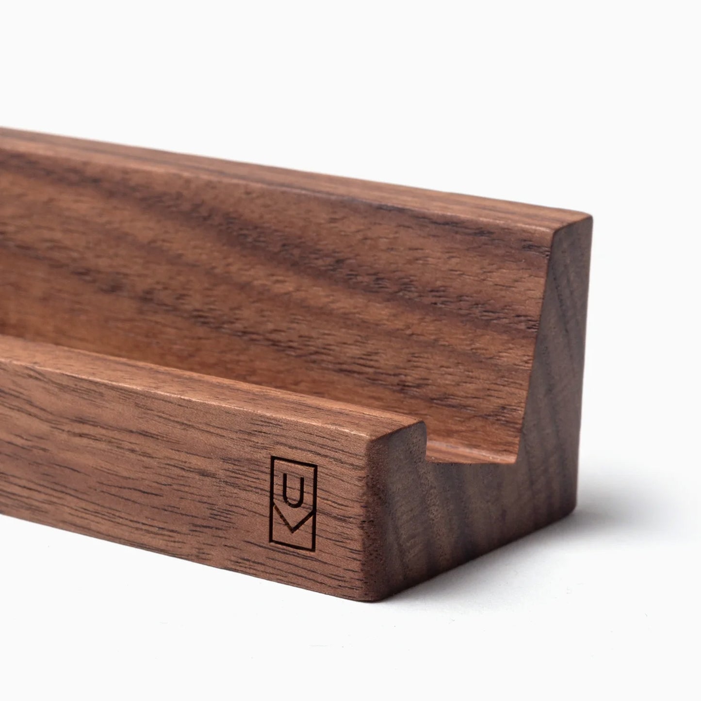 UGMONK Analog Weekly Cardholder, Walnut