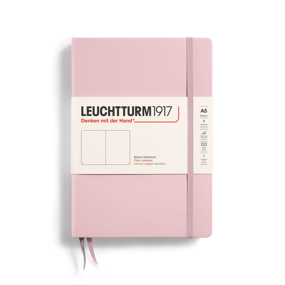 Leuchtturm1917 Notebook Plain, A5 (Hardcover)